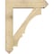 Ekena Millwork Balboa Arts and Crafts Rough Sawn Bracket w/ Offset Brace, Douglas Fir, 8"W x 34"D x 42"H BKT0806X34X42BOA03RDF - alternate 2
